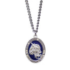 St Michael with Blue Enamel Medal