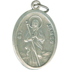 James Oval Oxidized Medal