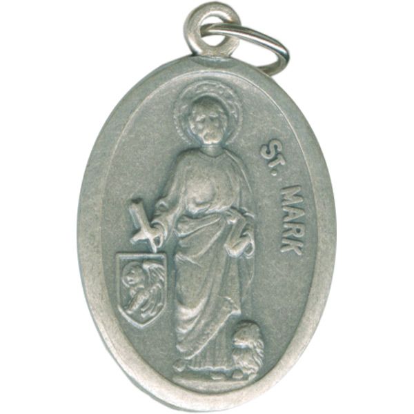 Mark Oval Oxidized Medal
