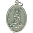 Martha Oval Oxidized Medal