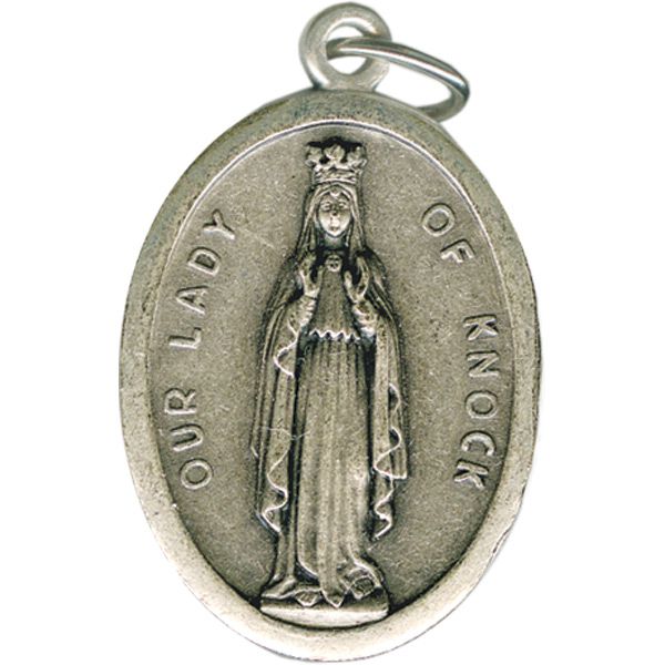 OL Knock Oval Oxidized Medal