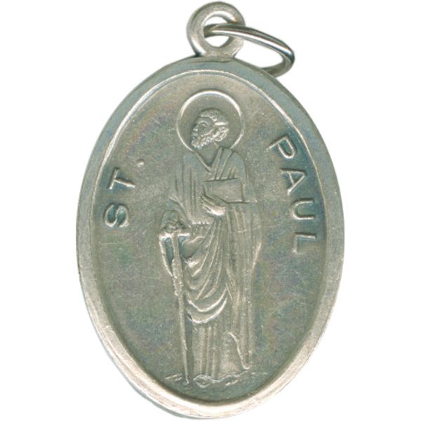 Paul Oval Oxidized Medal