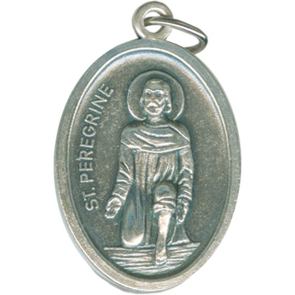 Peregrine Oval Oxidized Medal