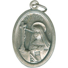 Rita Oval Oxidized Medal