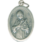 Teresa of Avila Oval Oxidized Medal