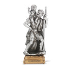 Christopher Pewter Patron Saint Statue