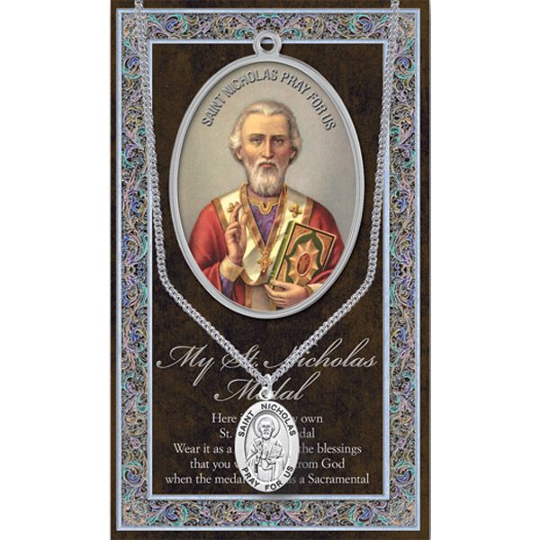 Nicholas Pewter Patron Saint Medal