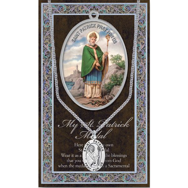 Patrick Pewter Patron Saint Medal
