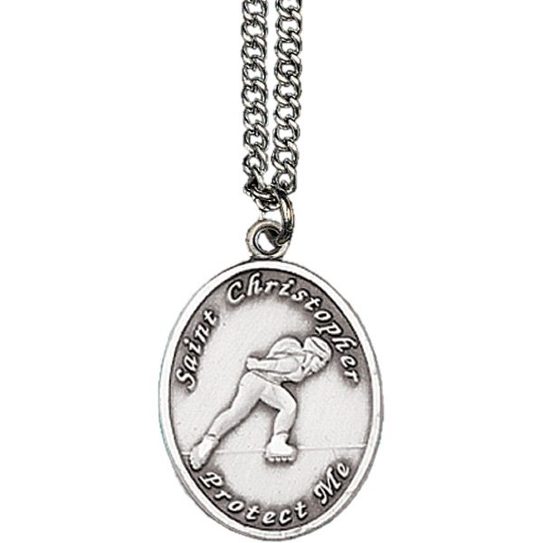 Girls Rollerblading St Christopher Sports Medal