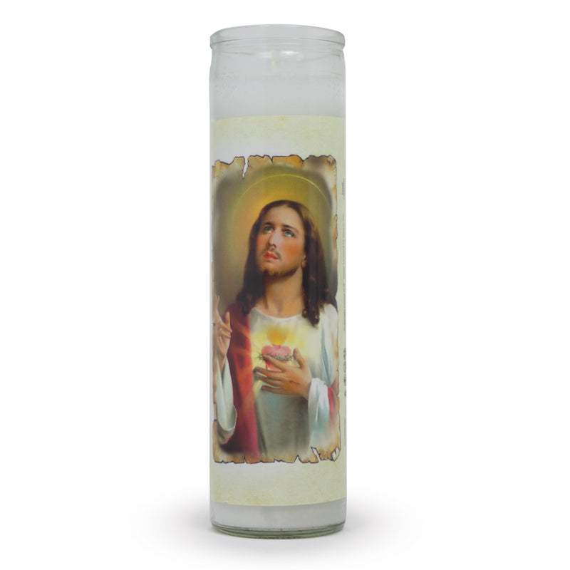 Sacred Heart of Jesus Saint Offering Candle – Catholic Home and Church
