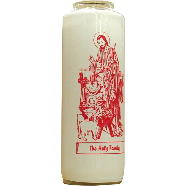 Holy Family 6 Day Candle