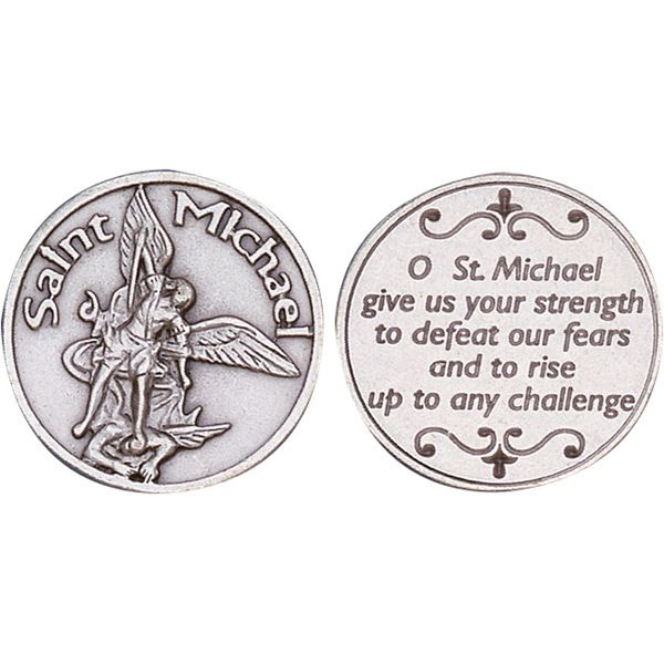 Michael Catholic Pocket Coin