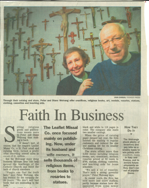 The History of Leaflet Missal Catholic Home and Church